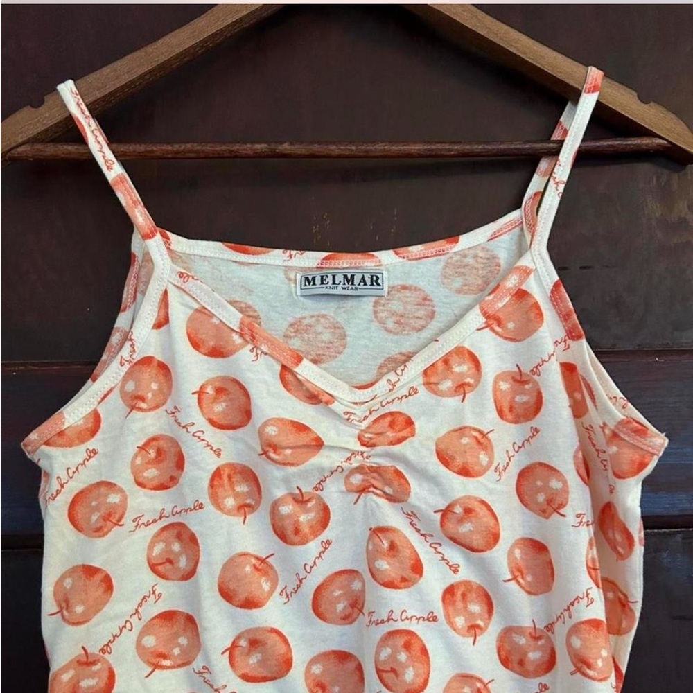 fresh apples y2k knit mini dress